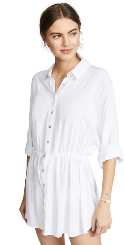 LSPACE Pacifica Tunic White