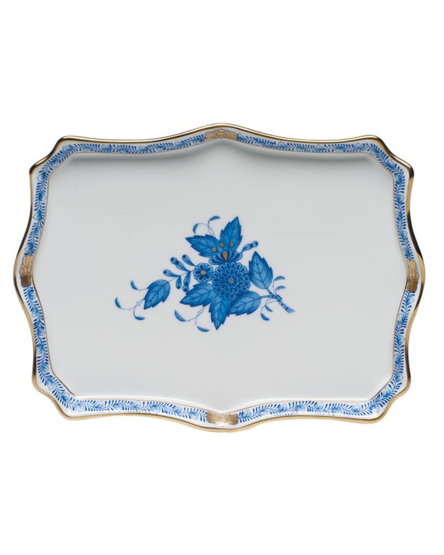 Chinese Bouquet Blue Small Tray