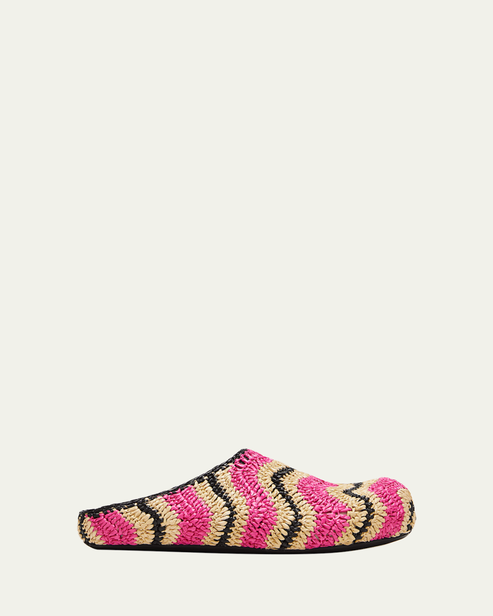 Sabot Colorblock Woven Mules