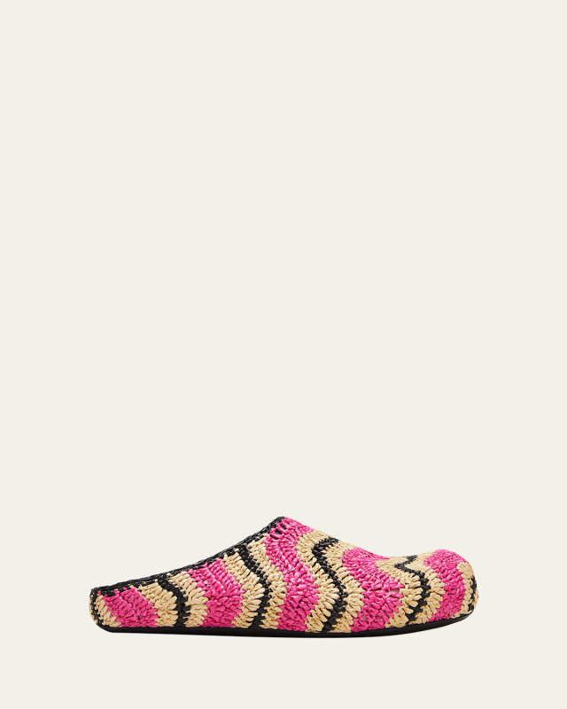 Sabot Colorblock Woven Mules