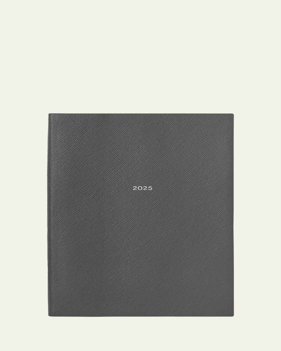 Portobello 2025 Weekly Vertical Panama Leather Diary