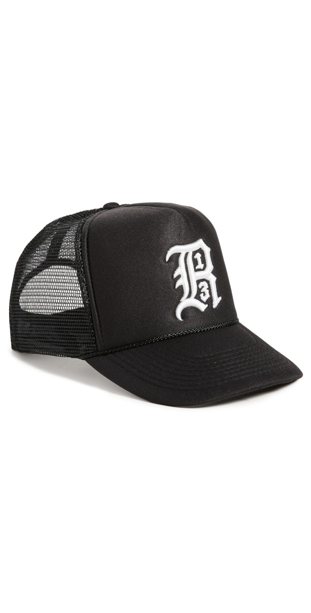 R13 R13 Trucker Hat Black