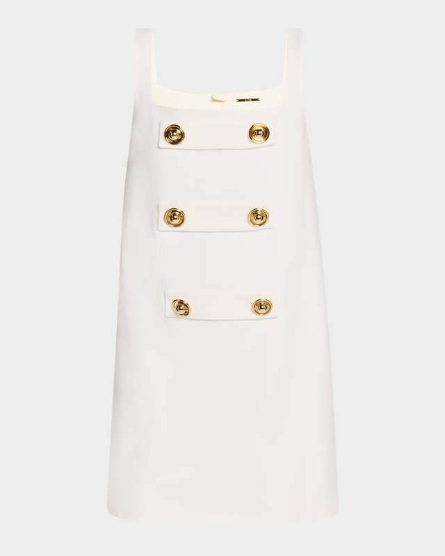 Luya Sleeveless Buttoned Mini Dress