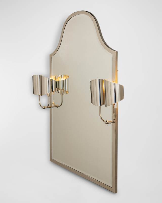 Quinton Mirror with Sconces