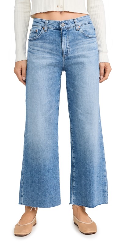 AG Saige Wide Leg Crop Jeans 18 Years Oslo