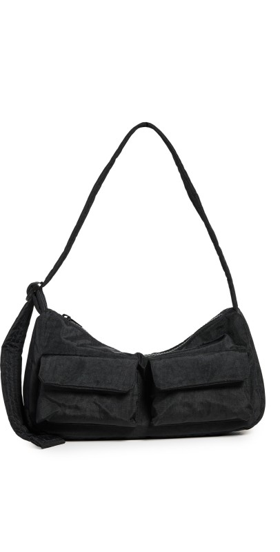 BAGGU Cargo Shoulder Bag Black