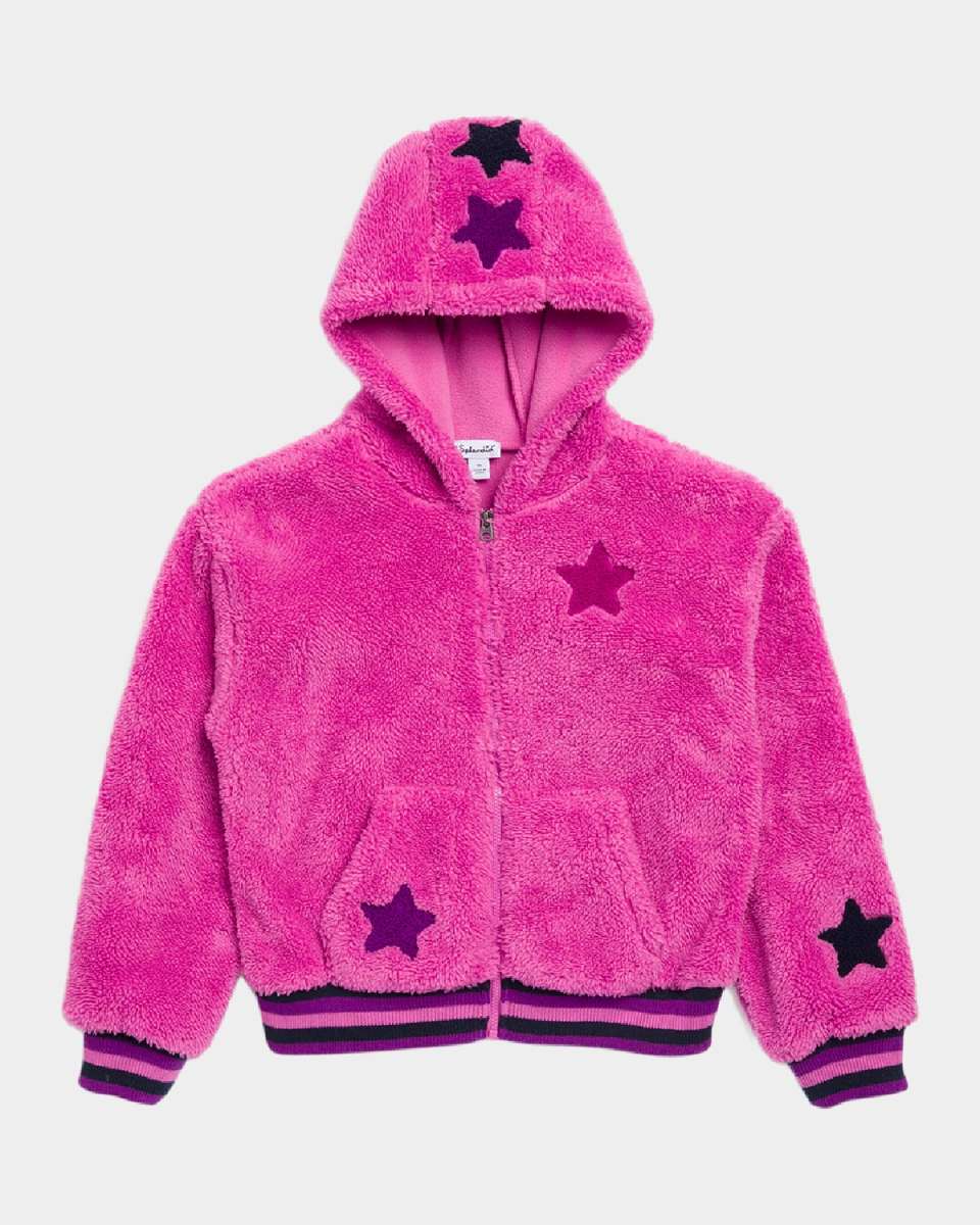 Girl's Topaz Jacket W/ Star Patches, Size 2-6