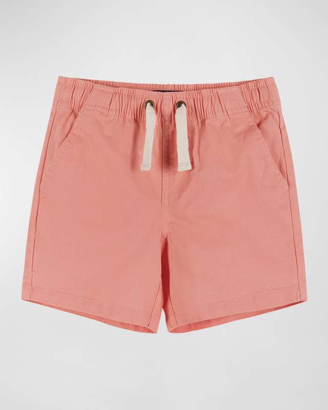 Boy's Solid Drawstring Shorts, Size 2T-8