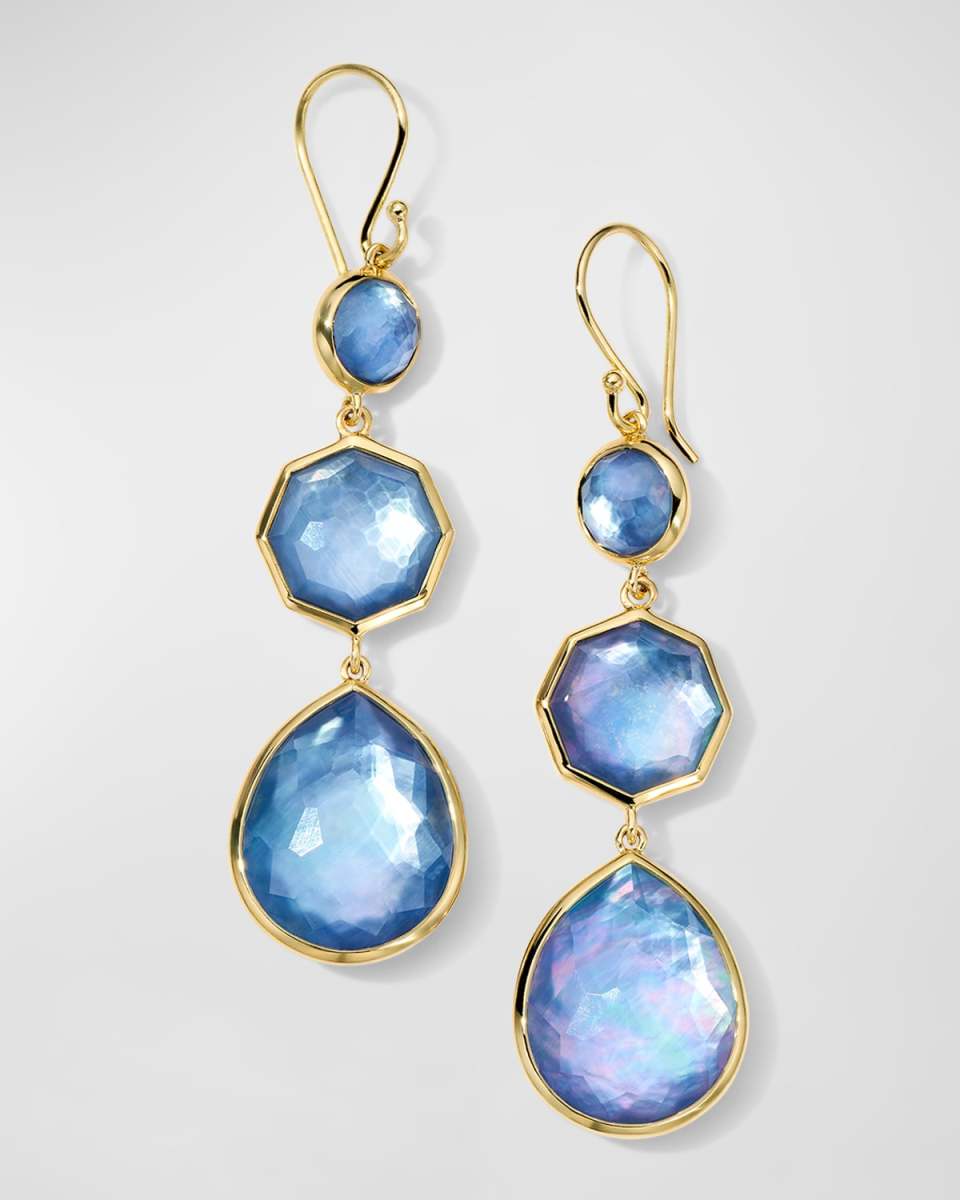 18K Gold Rock Candy Crazy 8s Earrings