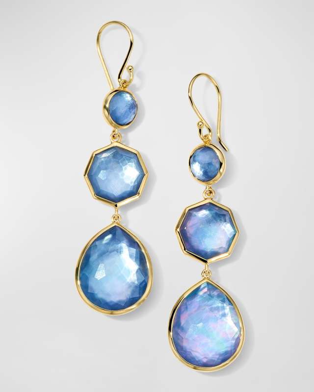 18K Gold Rock Candy Crazy 8s Earrings