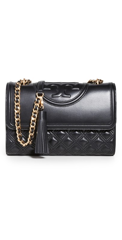 Tory Burch Fleming Convertible Shoulder Bag Black