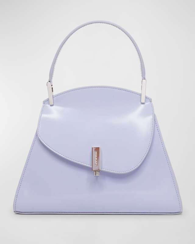 Prisma Leather Top-Handle Bag