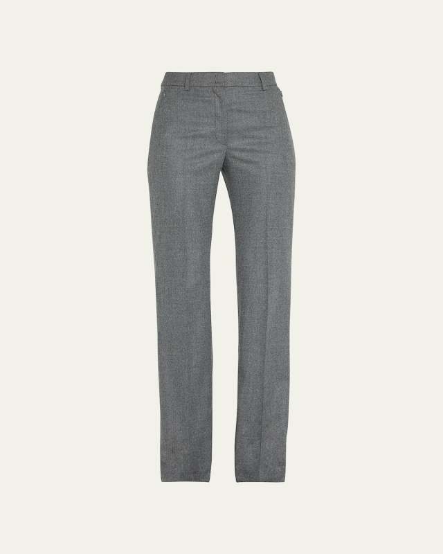 Marilyn Boot-Cut Wool Pants
