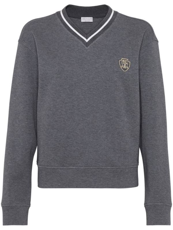logo-patch sweatshirt