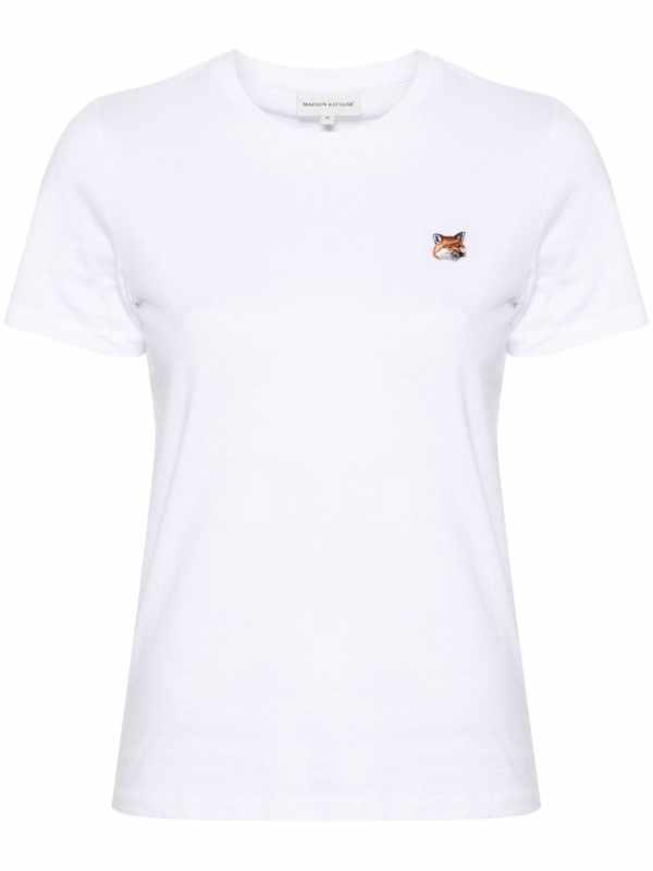 Fox-motif cotton T-shirt
