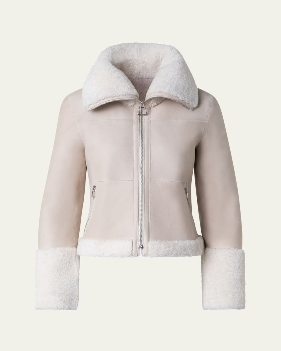 Yasha Reversible Shearling Short Jacket