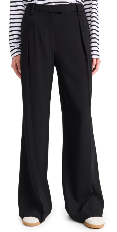 rag & bone Bennett Japanese Crepe Pants Black