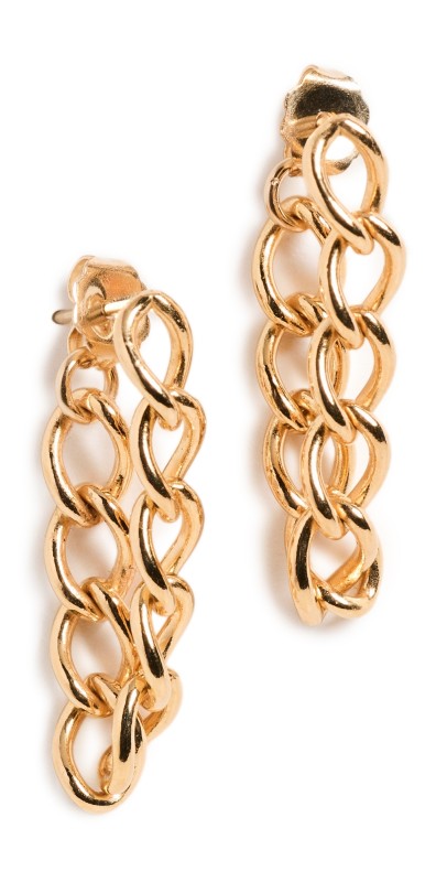 Galley Los Angeles Lindsay Chain Earrings Gold