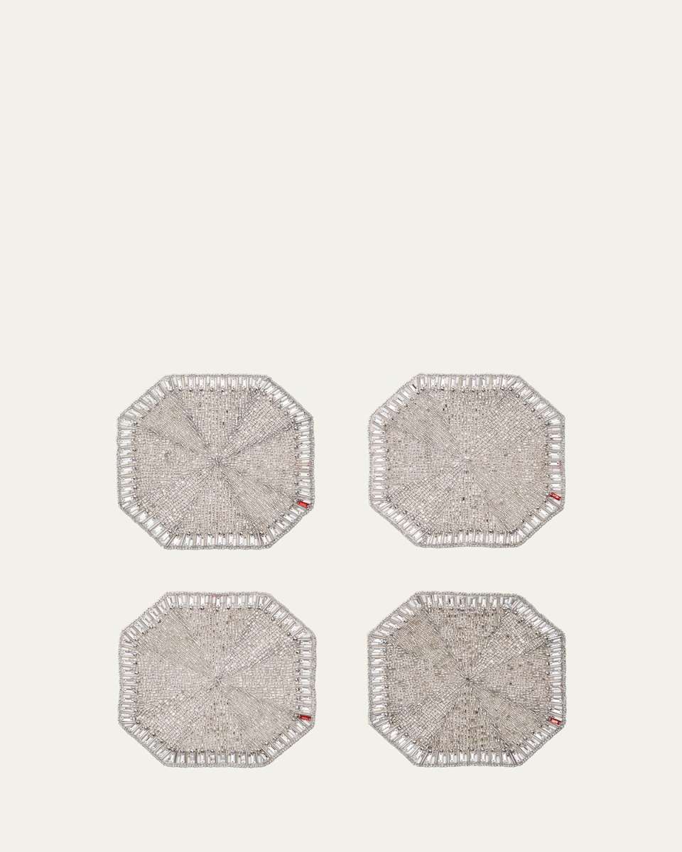 Louxor Coasters, Set of 4 - White