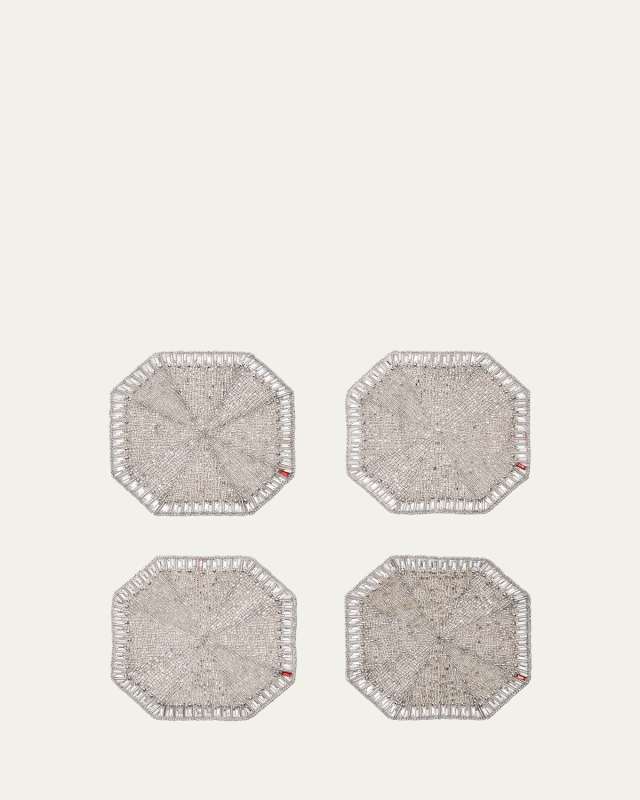 Louxor Coasters, Set of 4 - White