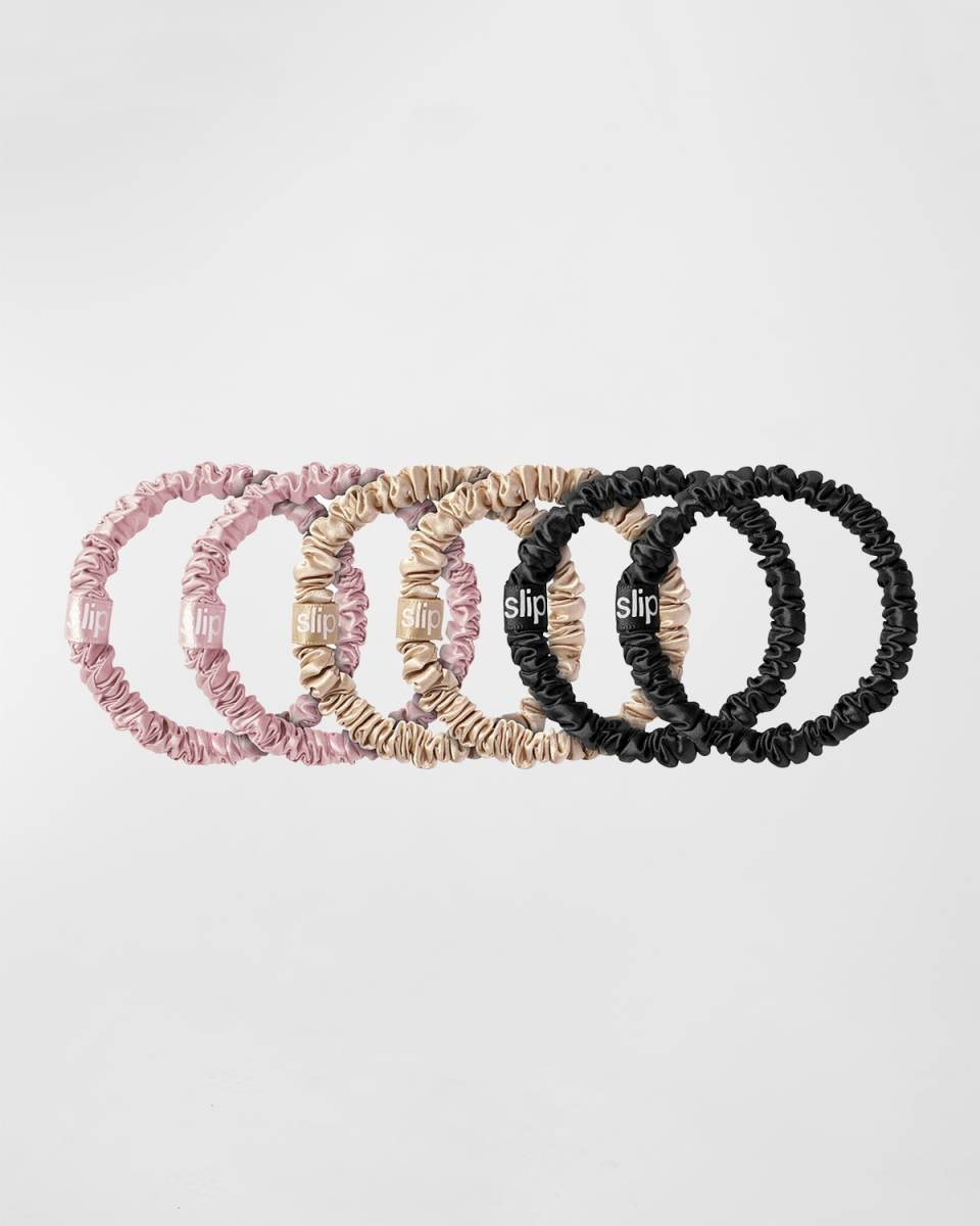 Pure Silk Skinny Scrunchies,