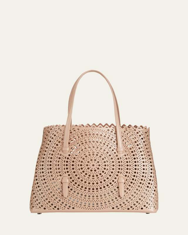 Mina 32 Tote Bag in Vienne Perforated Leather