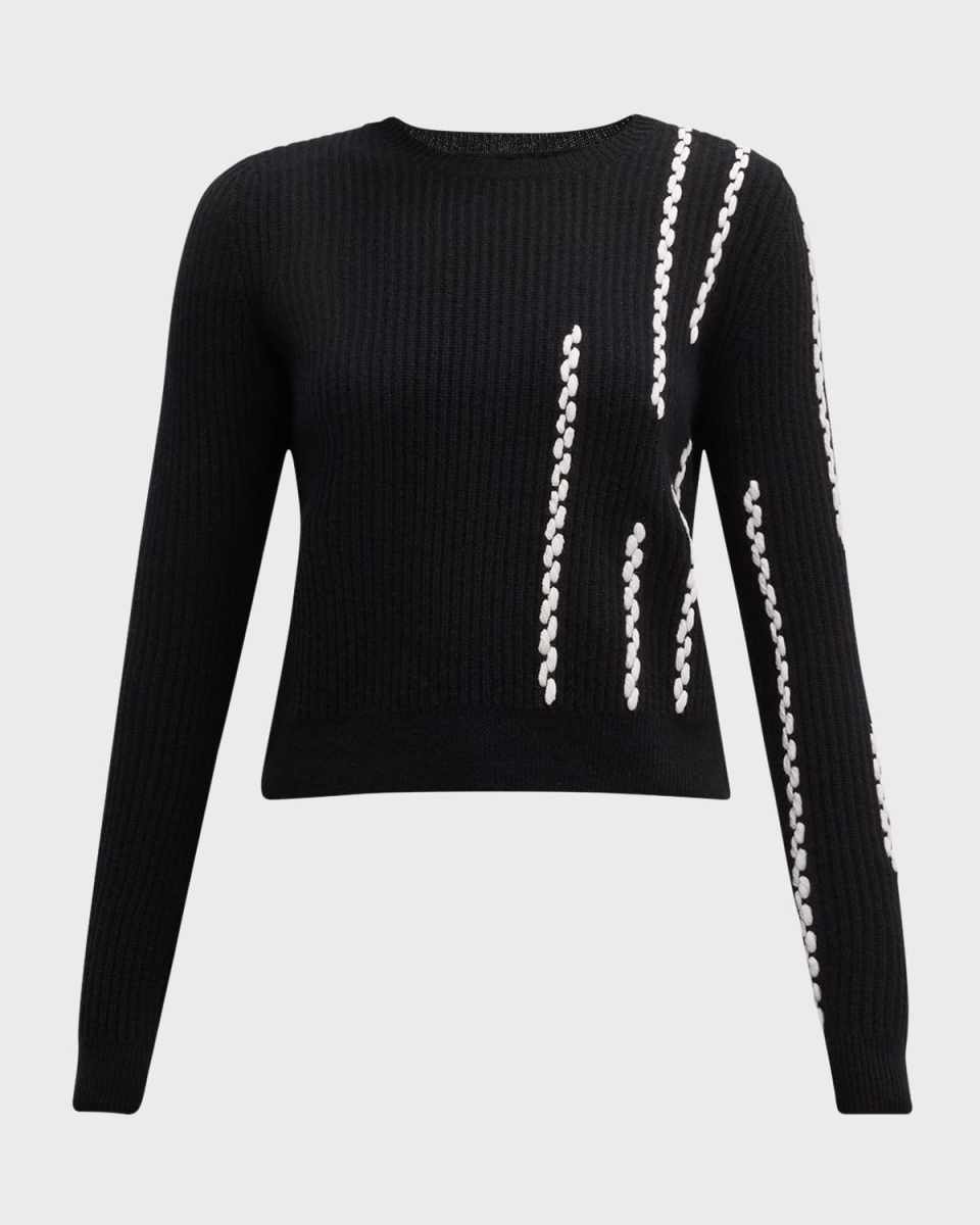 Cashmere Braided Sweat
