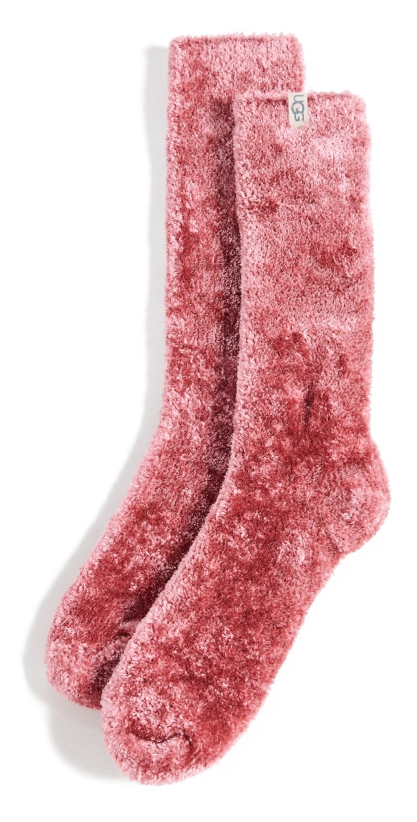 UGG Leda Cozy Socks Pink Cedar