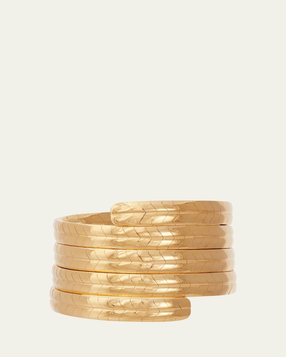 18K Yellow Gold Coil Bracelet