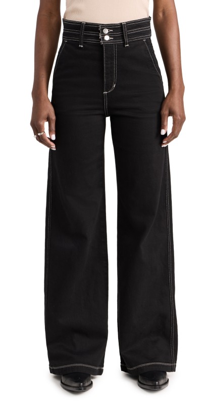 Joe's Jeans The Allana Wide Leg Jeans Black