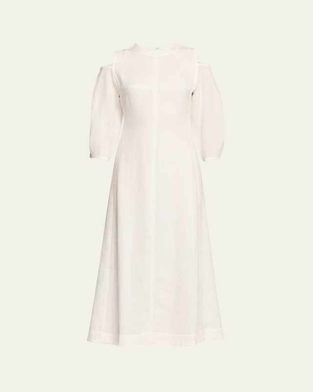 Cut-Out Midi Dress