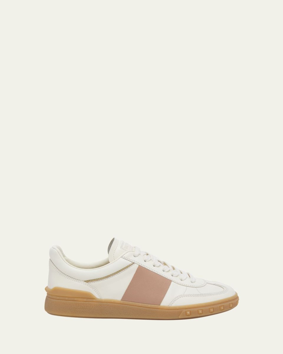 Upvillage Bicolor Stripe Low-Top Sneakers