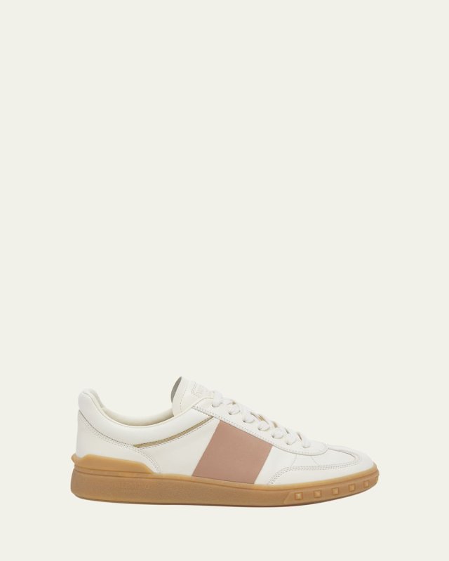Upvillage Bicolor Stripe Low-Top Sneakers