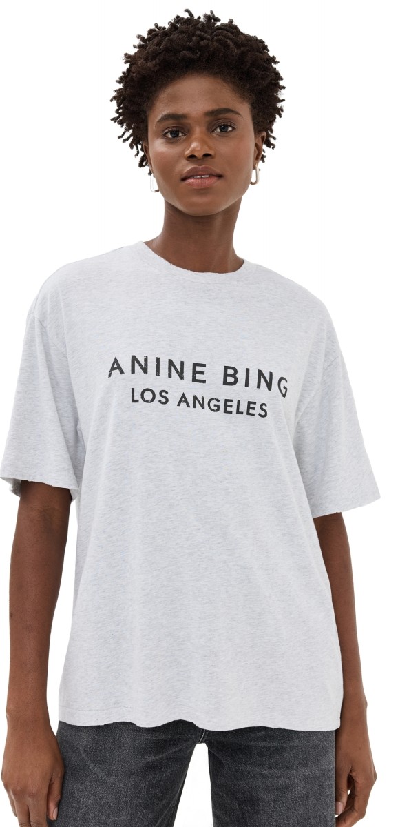 ANINE BING Myers Tee Grey