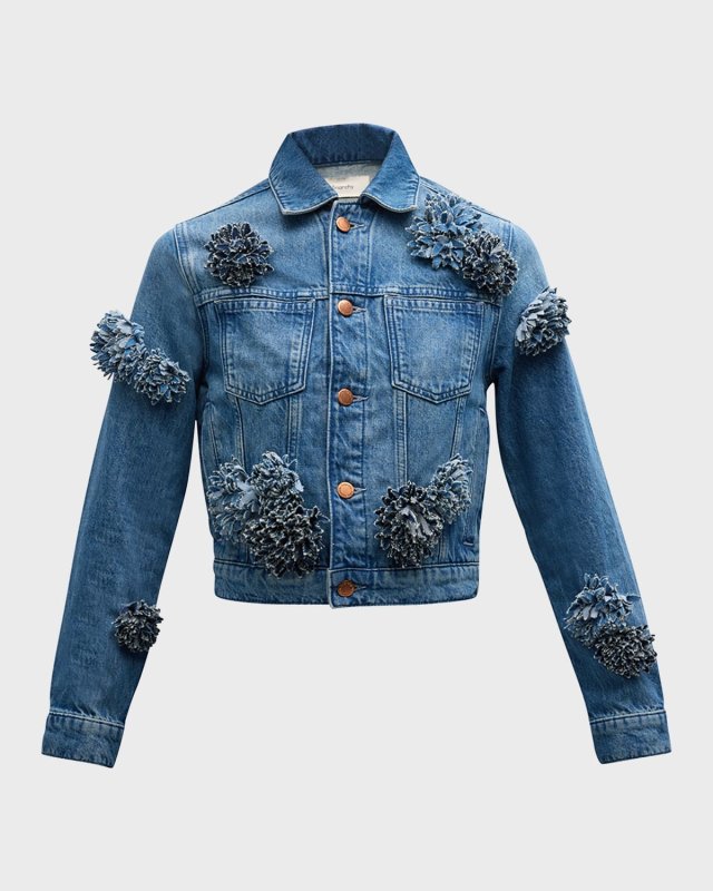 Ms. Jones Floret Classic Denim Jacket