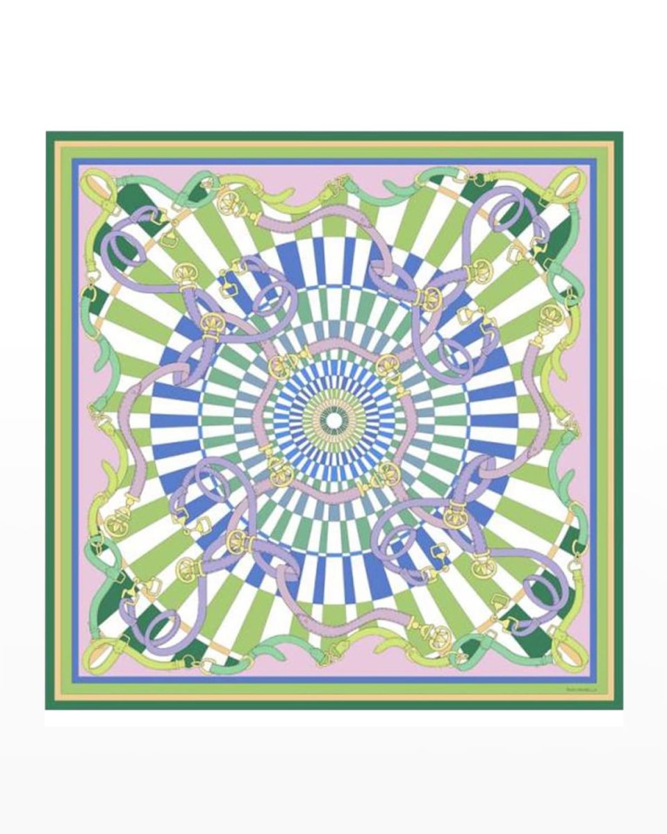 Printed Cashmere-Blend Scarf