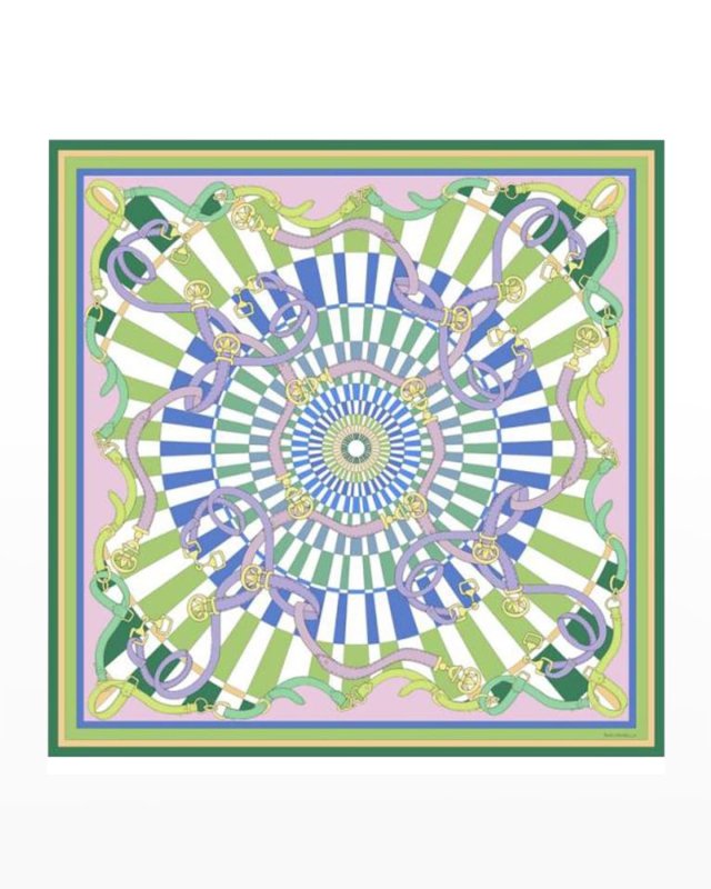 Printed Cashmere-Blend Scarf