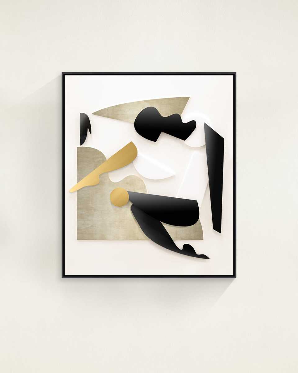 "Feminine Form" Framed Giclee by Richard Ryder, 38" x 45"