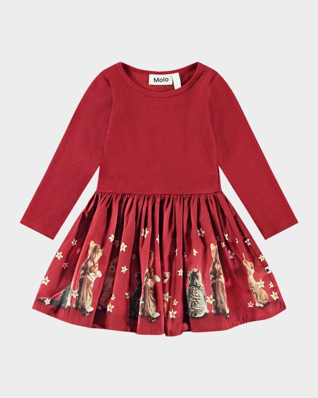 Girl's Candi Combo Dress, Size 6M-