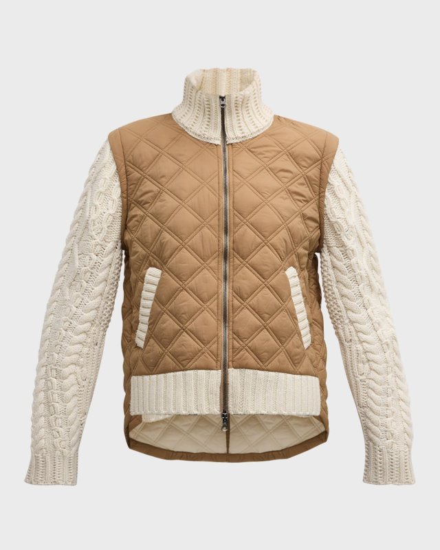 Patra Mixed-Media Jacket