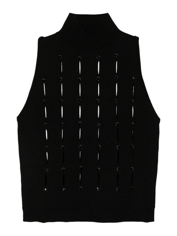 Liu Jo Pull Col Rond - Noir