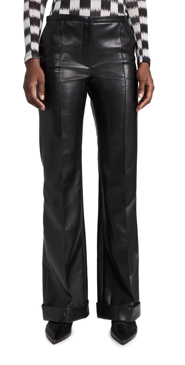 Philosophy di Lorenzo Serafini Faux Leather Pants Black