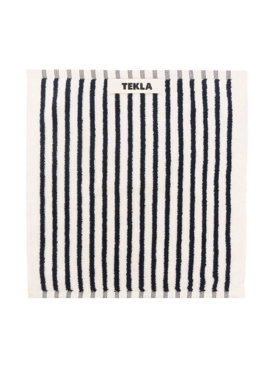 striped organic cotton towel (30cmx30cm)