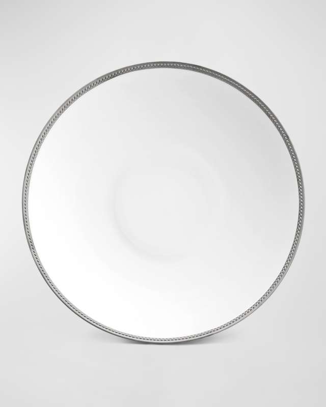 Soie Tressee Platinum-Plated Coupe Bowl