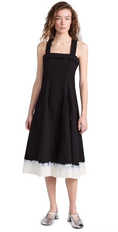 Proenza Schouler White Label Edie Dress Black/White