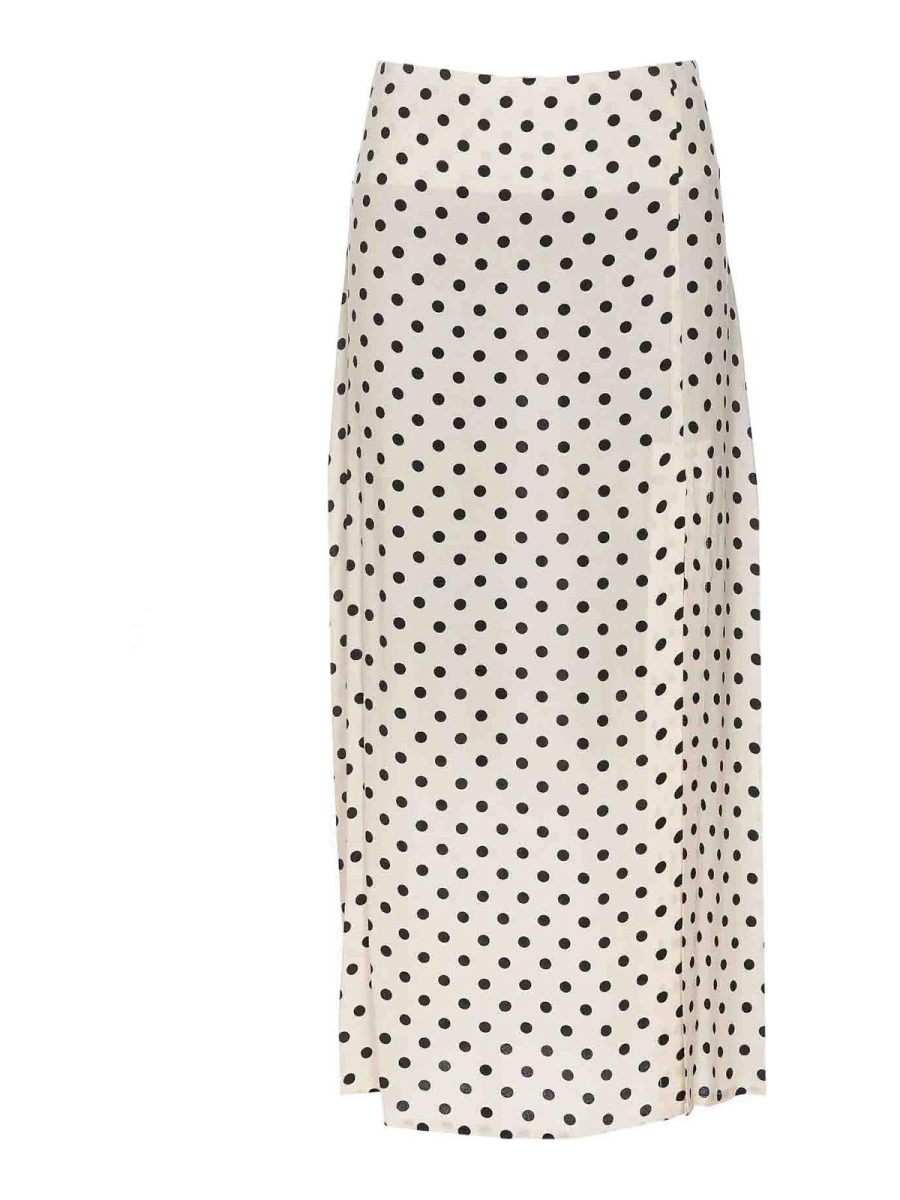Mar De Margaritas Jupe Midi - Blanc