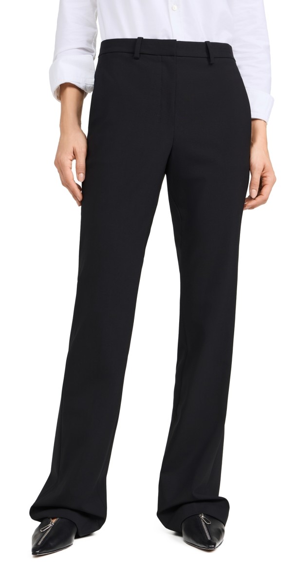Theory Slim Trousers Black