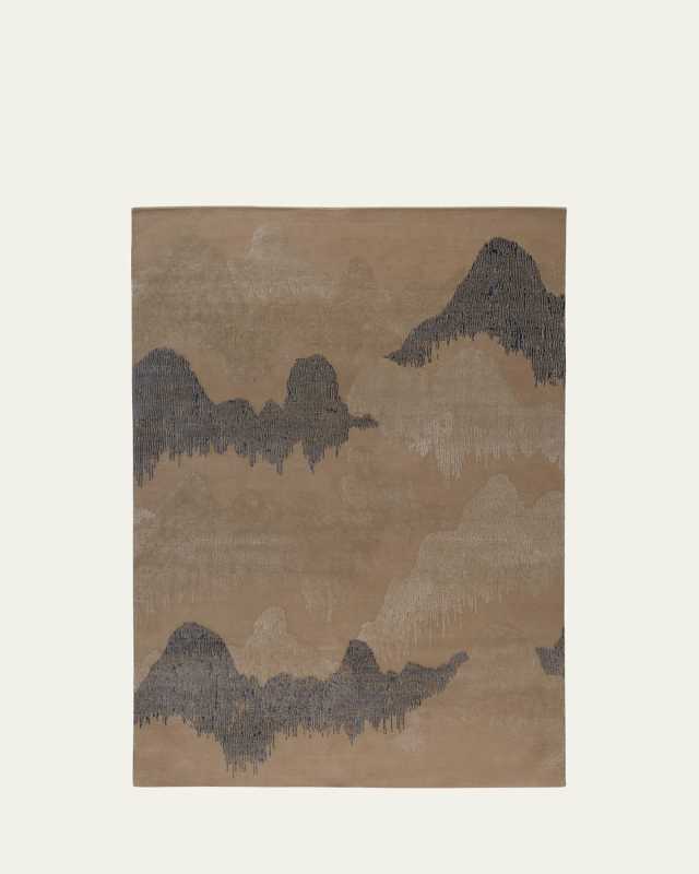 Cascadia Fawn Hand-Knotted Rug, 9' x 12'