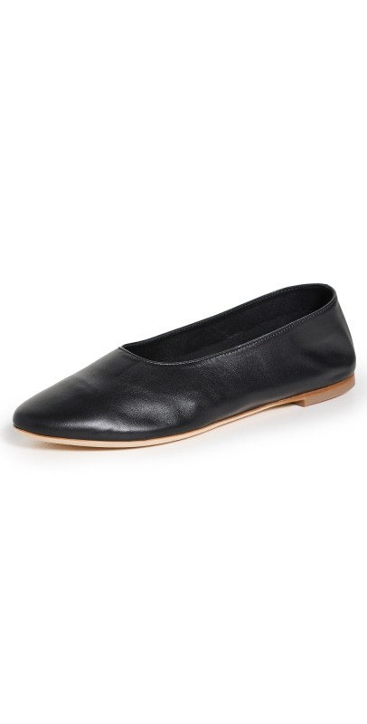 STAUD Alba Ballet Flats Black
