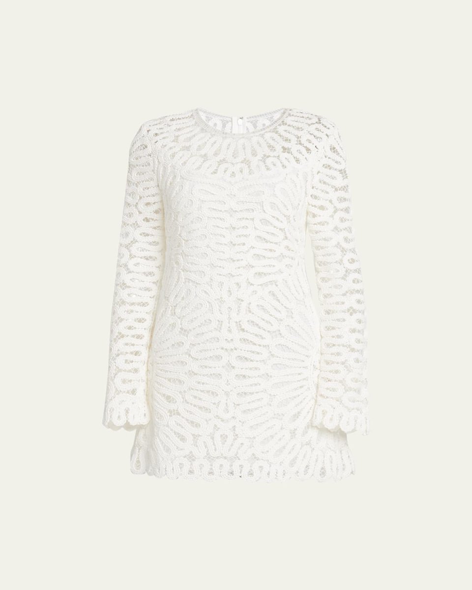 Mccall Cage Crochet Mini Dress
